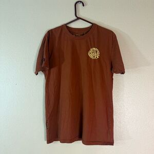 Dutch Bros Brown T-Shirt with Yellow Logo L